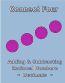 Adding & Subtracting Rational Numbers (Decimals) "Connect 