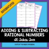 Adding & Subtracting Rational Numbers Partner Activity