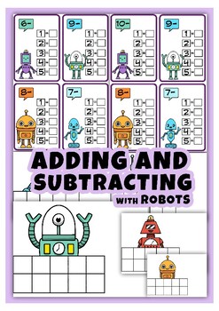 Preview of Adding & Subtracting With robots