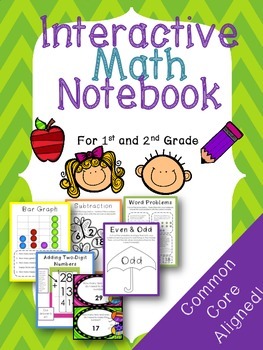 Preview of Adding and Subtraction Worksheets Interactive Notebook