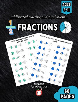 Preview of Adding/Subtracting and Equivalent Fractions: Proper/Improper/Mixed Number