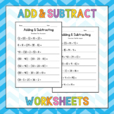 Adding & Subtracting with Parenthesis - Math Worksheets - 