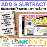 Adding & Subtracting Fractions with Uncommon Denominators 