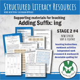 Adding Suffix: ing, Teaching Bundle for Structured Literacy