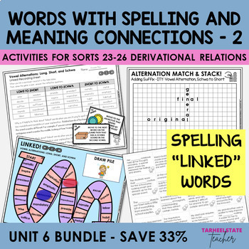 Preview of Adding Suffixes and Vowel Alternations among Spelling-Meaning Related Pairs