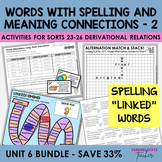 Adding Suffixes and Vowel Alternations among Spelling-Mean