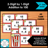 2-Digit by 1-Digit Addition to 100 Task Cards