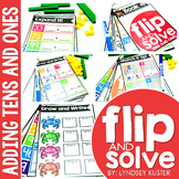 Adding Tens and Ones - Flip and Solve Books