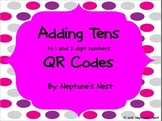 Adding Tens to One & Two Digit Numbers QR Codes