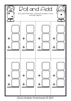 Adding Three Numbers (Add 3 Numbers) Worksheets / Printables - Make Ten