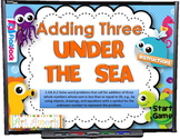 Adding Three Under the Sea Smart Board Game
