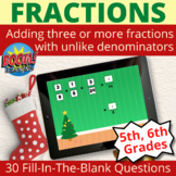 Adding Three or More Fractions With Unlike Denominators Bo