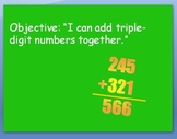 Adding Triple Digit Numbers w/out Regrouping