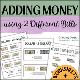 Adding Two Different Bills | Sped Money Math Addition | 3 