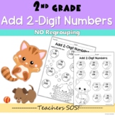 Adding Two Digit Numbers NO Regrouping-Worksheets (Distanc