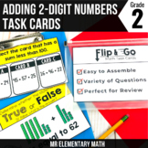 Adding Two Digit Numbers Task Cards 2nd Grade Math Centers