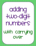 Adding Two-Digit Numbers with Carrying Over