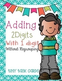 Adding Two Digits with One Digit without Regrouping
