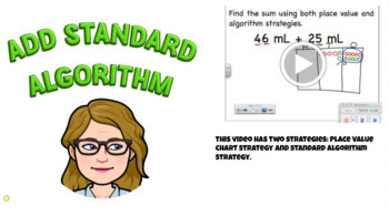 Preview of Adding Using Standard Algorithm