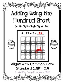 Use A Hundred Chart To Add