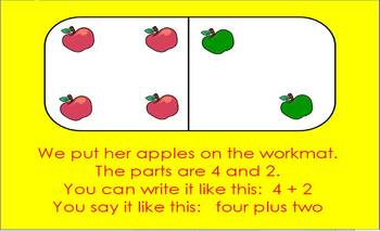 Preview of Adding With Apples flipchart