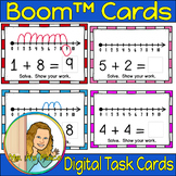 Adding With Number Line Boom Cards
