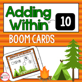 Adding Within 10 Boom Cards and 1st Grade Math Test Prep