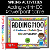 Adding Within 100 Spring Powerpoint Game
