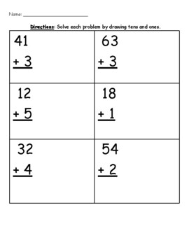 Adding Without Regrouping by Chiara Raffio | TPT