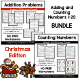 Adding and Counting Numbers 1 - 20 BUNDLE ~ Christmas Edition
