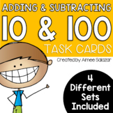 Adding and Subtracting 10 and 100 Task Cards