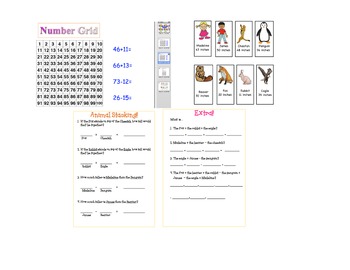 Preview of Adding and Subtracting 2 Digit Numbers