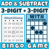 Adding and Subtracting 3-Digit Numbers With Regrouping Mat