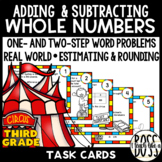 Adding and Subtracting Circus Theme Task Cards (STAAR Aligned)