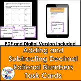 Adding and Subtracting Decimal Rational Numbers Digital an