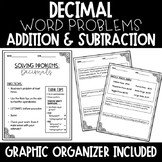 Adding and Subtracting Decimal Word Problems (Estimation Included)