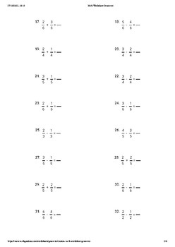 Adding and Subtracting Decimals - 100 Questions by EducateMate | TPT