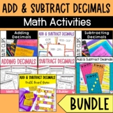 Adding and Subtracting Decimals Activities - Board Game, B