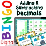 Adding and Subtracting Decimals Digital Bingo Game