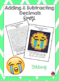 Adding and Subtracting Decimals Sobbing Emoji
