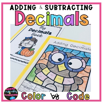 Preview of Adding and Subtracting Decimals        Fall Coloring Pages