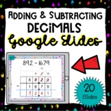 Adding and Subtracting Decimals Google Slides