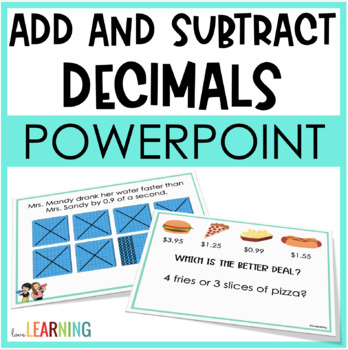 Preview of Adding and Subtracting Decimals Slides Lesson