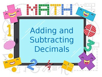 Preview of Adding and Subtracting Decimals Power Point Presentation