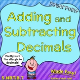 Adding and Subtracting Decimals (PowerPoint Only)