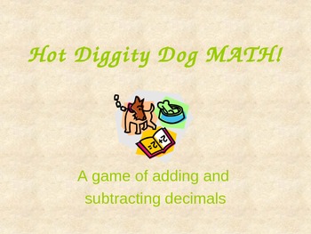Preview of Adding and Subtracting Decimals PowerPoint review game