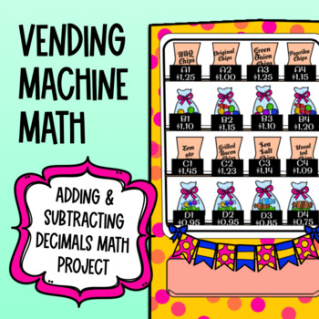 Preview of Add & Subtract Decimals Real-Life Math Project