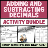 Adding and Subtracting Decimals Review and Practice Activi