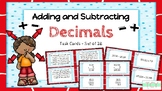 Adding and Subtracting Decimals Task Cards