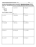 Adding and Subtracting Equations Word Search